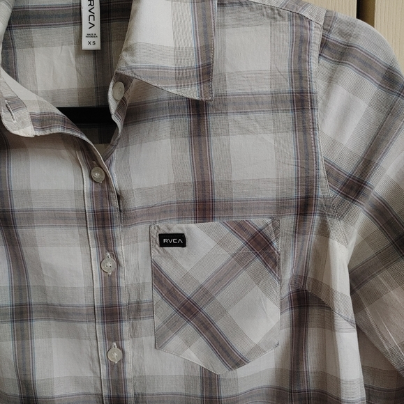 RVCA Plaid Button Down - Picture 6 of 14